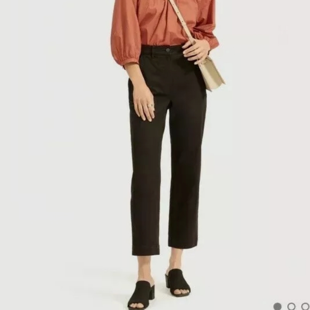 Everlane The Cropped Straight Leg Pants NWT